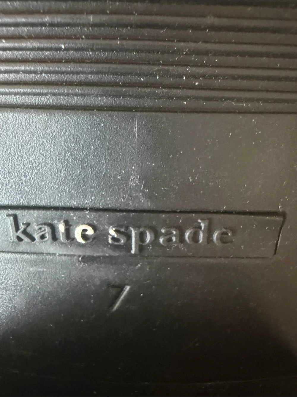 kate spade Black Chelsea Ankle Boots with Gold Accent in Like New Condition Sz 7
